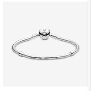 Pandora Heart Charm Bracelet (Silver)